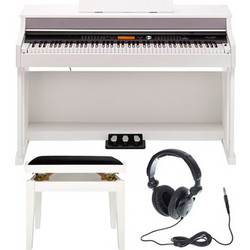 Thomann DP-95 Set Ηλεκτρικό Πιάνο Όρθιο με 88 Βαρυκεντρισμένα Πλήκτρα White