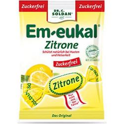 Soldan Em-Eukal Καραμέλες για Βήχα Ερεθισμένο Λαιμό & Πονόλαιμο Λεμόνι 50gr
