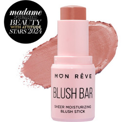 Mon Reve Blush Bar Sheer Moisturizing 01 Stick Blush Lip & Cheek 5.5gr