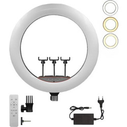 Ring Light 18 με 3 βάσεις κινητού, τρίποδο και τσάντα