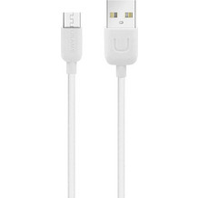 USAMS καλώδιο Micro USB σε USB US-SJ098, 10.5W, 1m, λευκό MICUSBXD02