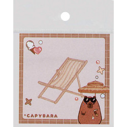 Αυτοκόλλητα Χαρτάκια Centrum Capybara 80x80mm 50 Φύλλα