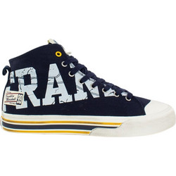 Franklin & Marshall Beta High Double Ανδρικά Sneakers Μποτάκια Navy Μπλε FCON0008T-3040