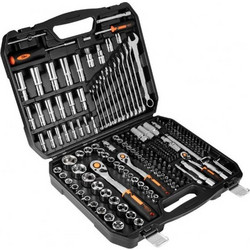 NEO TOOLS Καστάνια με Καρυδάκια 1/2" 3/8" 1/4" & Κλειδιά σετ 219τεμ 10-076 - NEO TOOLS
