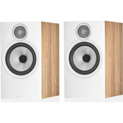 Bowers & Wilkins 606 S3 Ζεύγος Ηχείων Hi-Fi Βιβλιοθήκης 120W 2 Δρόμων Oak