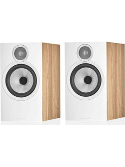Bowers & Wilkins 606 S3 Ζεύγος Ηχείων Hi-Fi Βιβλιοθήκης 120W 2 Δρόμων Oak