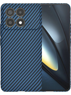 Techsuit - Carbonite FiberShell - Xiaomi Poco F6 Pro - Cyan