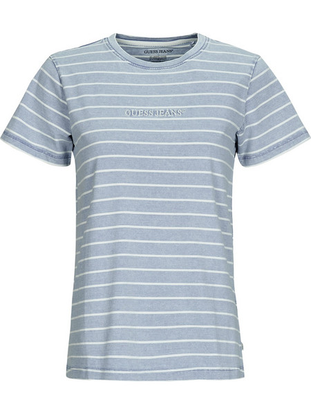 T-shirt με κοντά μανίκια Guess SS CN REG YD STRIPED TEE