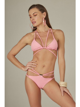 New Cross Bikini In Neon Pink