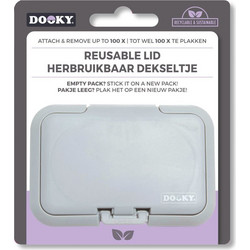 Dooky Reusable Lid Grey Card καπάκι για μωρομάντηλα 1 τμχ