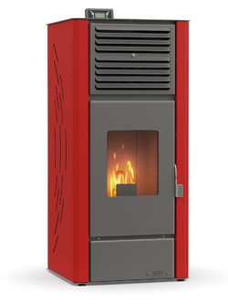 Thermogatz GSP 14 Canalize Red Σόμπα Pellet Αεραγωγών Αερόθερμη 14.3kW