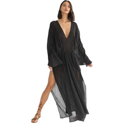 STUDIO TIA W CORA KAFTAN - CORA-BLACK BLACK