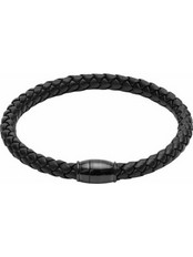 Viro Βραχιόλι Leather Black 607160