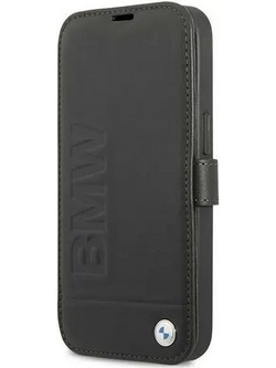 BMW Etui BMFLBKP13SSLLBK iPhone 13 mini 5,4'' czarny/black book Signature - (BMW000413-0)