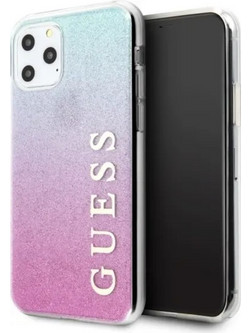 Guess Glitter Gradient Pink/Blue (iPhone 11 Pro Max)