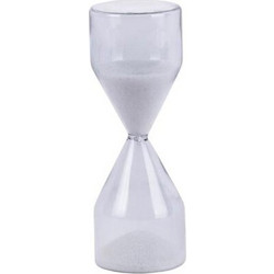 Present Time γυάλινη κλεψύδρα 18εκ.γκρί γυαλί