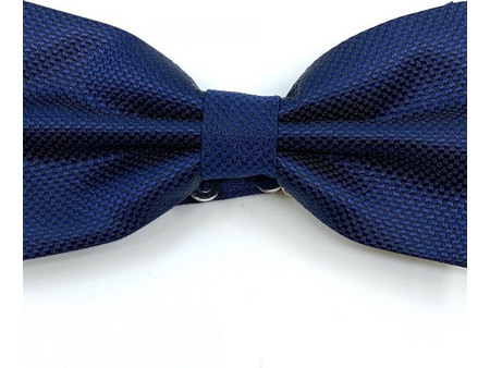 Παπιγιόν Oxford σετ με μαντηλάκι L-045-40 Navy Blue