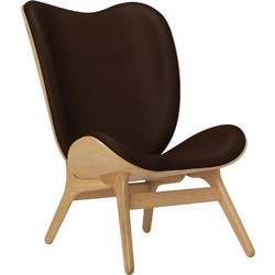 Πολυθρόνα A Conversation Piece Tall Hope Leather 5577C5577-11 73x93x106cm Oak Brown