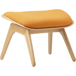 Σκαμπό The Reader Ottoman 5583NC705-06 60x46x42cm Oak Tangerine