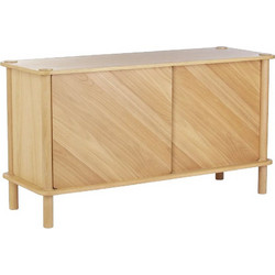 Μπουφές Italic Oak Doors 5523C5523-1 135x48x73.4cm Oak Natural