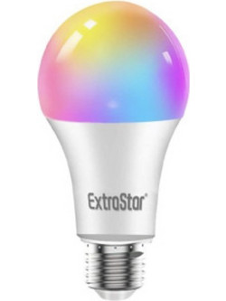 Bombilla Led RGB WIFI E27 10W 800LM ExtraStar A60Wifi Για Android/IOS