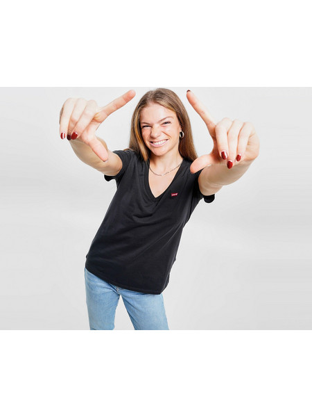 Levi's Perfect V-neck Γυναικείο T-shirt 85341-0003 BLACKS