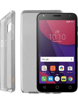 Idol 1991 Air Slim TPU Θήκη (Alcatel Pixi 4 3G 5010D 5.0in) Διαφανή Γκρι