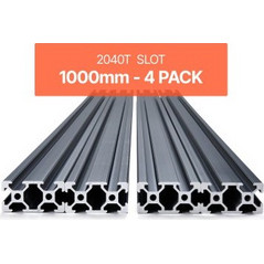 VEVOR 4PCS 1m T Slot 2040 Ανοδιωμένη Αλουμινένια Ράγα 2040OBLXCDG4XXI6C001V0