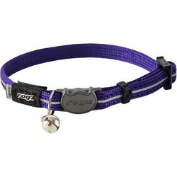 Περιλαίμιο Γάτας ROGZ, ALLEY CAT PURPLE 10 mm X 25-30 cm