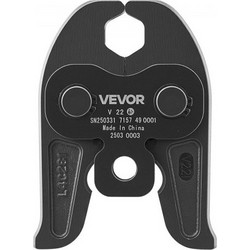 Σαγόνι πίεσης VEVOR V22, σιαγόνα πίεσης 22 mm για σωλήνες από ανοξείδωτο χάλυβα τύπου V, σιαγόνες πτύχωσης από ανθρακούχο χάλυβα υψηλής αντοχής συμβατές με τυπικά εργαλεία πρέσας