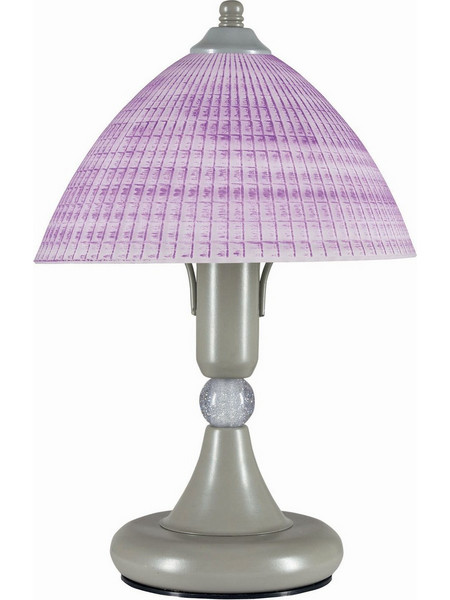 Arkolight Π1126-3/18 Πορτατίφ E14 Ροζ Γκρι Φ18xΥ30cm