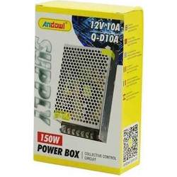 Andowl Τροφοδοτικό για LED 12V-10A 150W Q-D10A