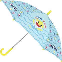 Ομπρέλα Βροχής Αυτόματη Μπαστούνι (Φ43x76) Safta Baby Shark Beach Day 312160119