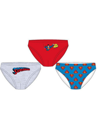 Βρακάκια Σετ 3τμχ Superman White Red Blue 80800440000