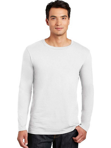 Μακρυμάνικο T-Shirt 64400 Gildan Softstyle White