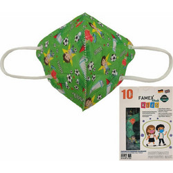 Famex Kids FFP2 NR Particle Filtering Half Mask Goal 1τμχ
