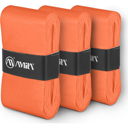 Ταινία Λαβής Ρακετών (Overgrip Coral Red) 3τμχ Amila (45794)