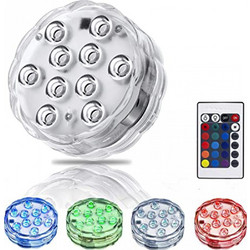 Βυθιζόμενο Ρεσώ Γίγας 10 LED RGB με 18 Λειτουργίες