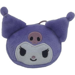 KUROMI - Head - Purple - Mini Keyring Plush