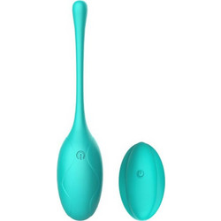Zenn Remote Controlled Love Egg Δονητής Egg για Ζευγάρια με Τηλεχειριστήριο 17.5cm Τιρκουάζ