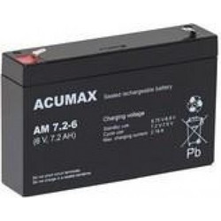 BATTERY 6V 7.2AH/AM7.2-6 ACUMAX EMU