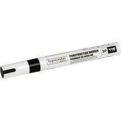 Μαρκαδόρος Ανεξίτηλος 2.2mm - 2.8mm Μαύρος-Κίτρινος TOP MASTER - Κίτρινο
