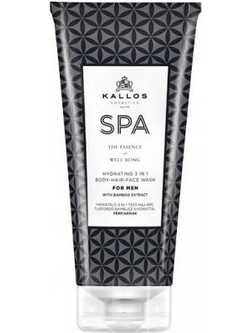Kallos KJMN SPA for Men Hydrating 3 in 1 Σαμπουάν & Αφρόλουτρο 200ml
