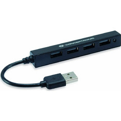 Conceptronic HUBBIES05B USB Hub 2.0 USB-A με 4 Θύρες USB-A
