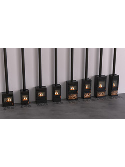 Barbas Bellfires Box 35 40-70 Ατσάλινη Ξυλόσομπα 5.3kW