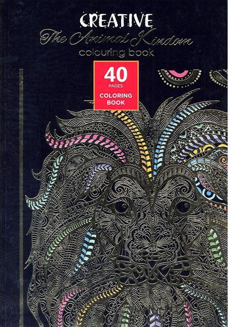 ΒΙΒΛΙΑ ΖΩΓΡΑΦΙΚΗΣ CREATIVE ADULT ANIMAL 40 φύλλα (antistress)