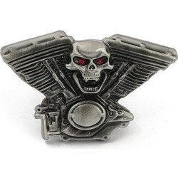 Σετ βίδες πινακίδας Κινητήρας Harley-Davidson για μοτοσυκλέτα | License plate mount kit Engine skull. Pewter
