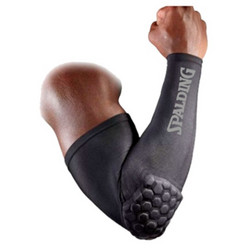 Ελαστική Περιαγκωνίδα Μανίκι Spalding Compression Sleeve With Honeycomp Padding (Black)