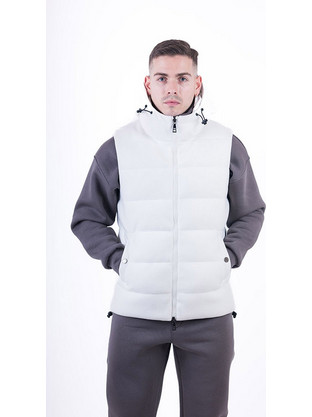 Αμάνικο Puffer Jacket OVER-D Λευκό