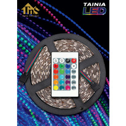 Ταινία LED RGB Φως 5m με Τηλεχειριστήριο TNS